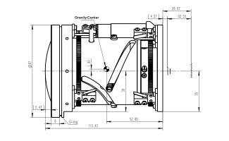 15mm to 300mm f/4.0 Continuous Zoom MWIR Thermal Camera Lenses, for Cooled Detector